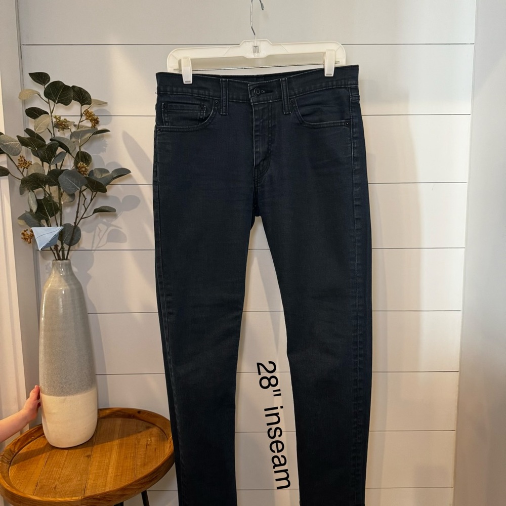 511 32x28 Levi's Men's Midnight Blue Slim Jeans - Picture 2 of 3